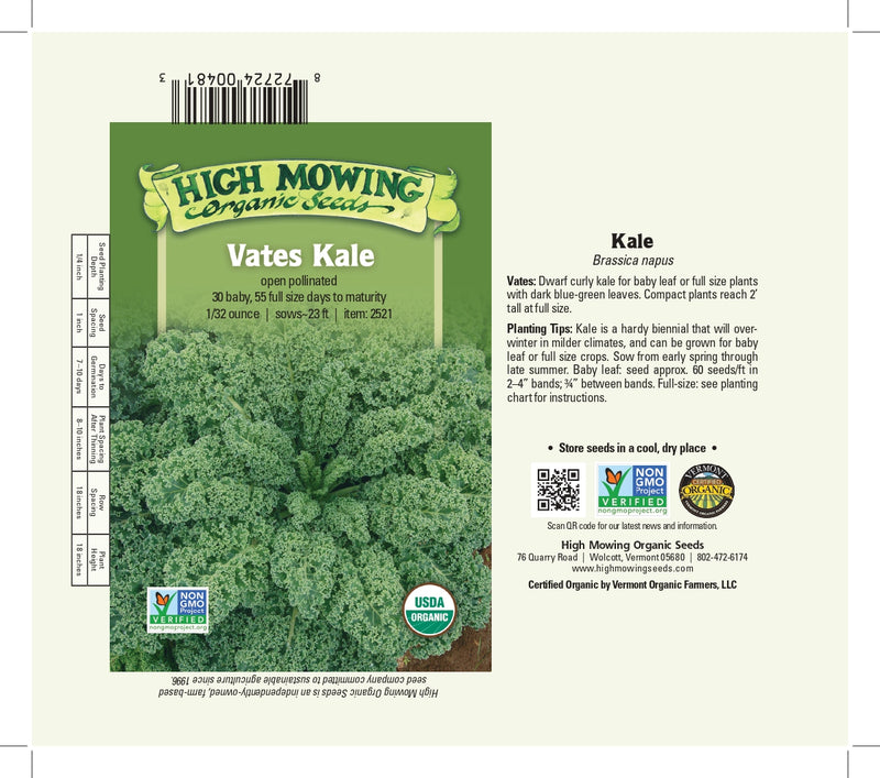 Vates Kale Seeds