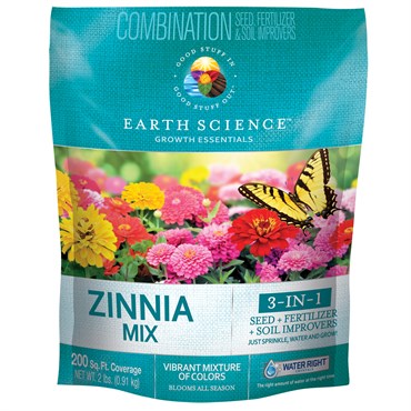 Earth Science Zinnia Wildflower Seed Mix - 2 lb