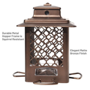 Select Metal Hopper Bird Feeder