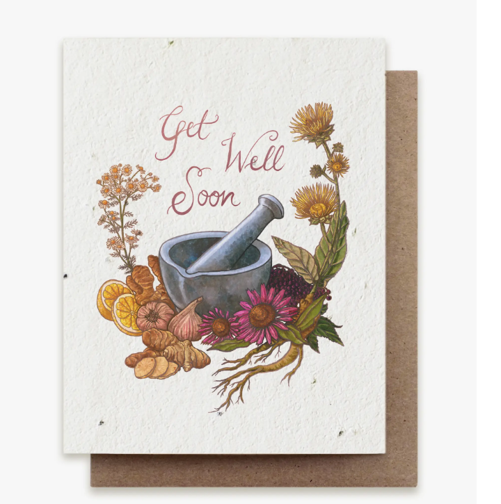 The Bower Studio: Get Well Soon Greeting Card