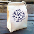 Little Lark Recycled Cotton Birds Lunch Bag