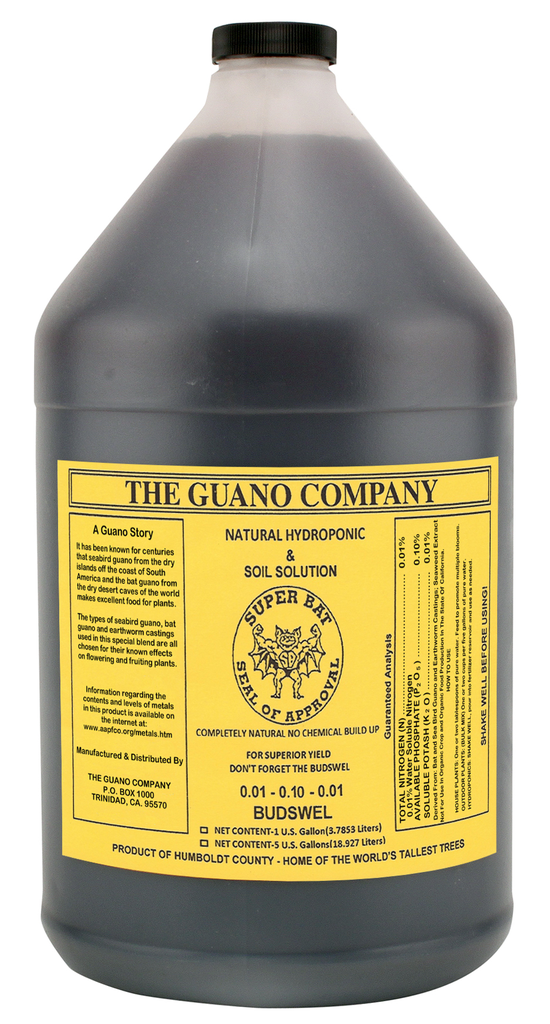 Guano Company Budswel Organic Liquid Guano - 1 gal