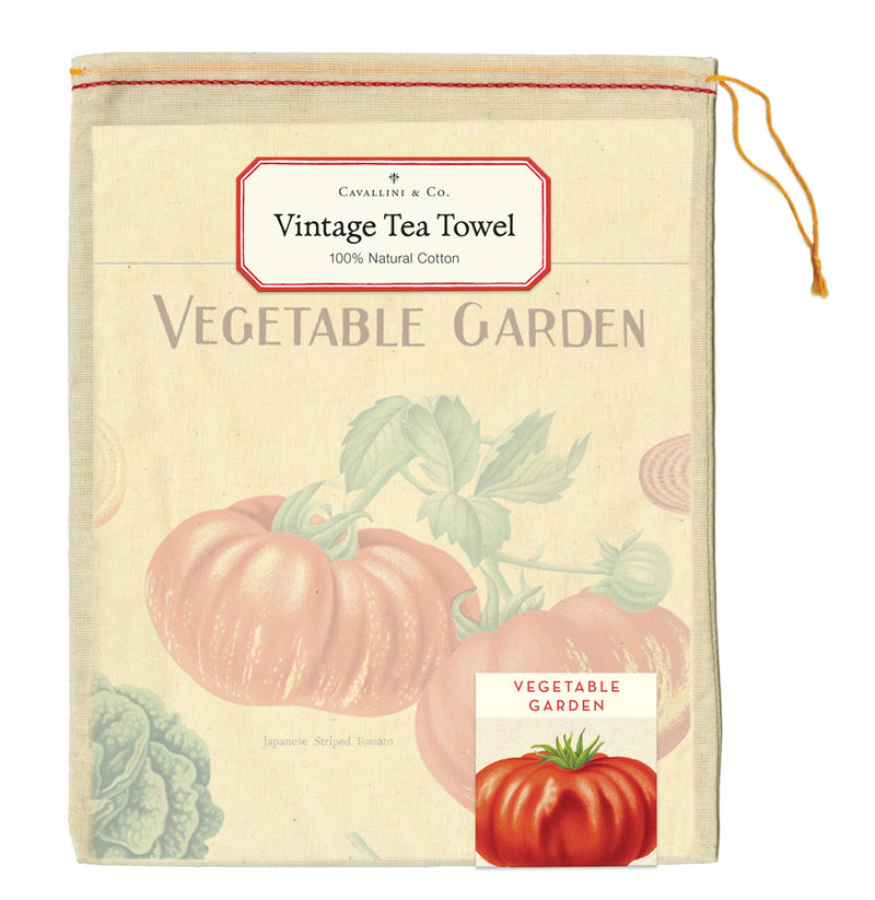 Vegetable Garden Tea Towel