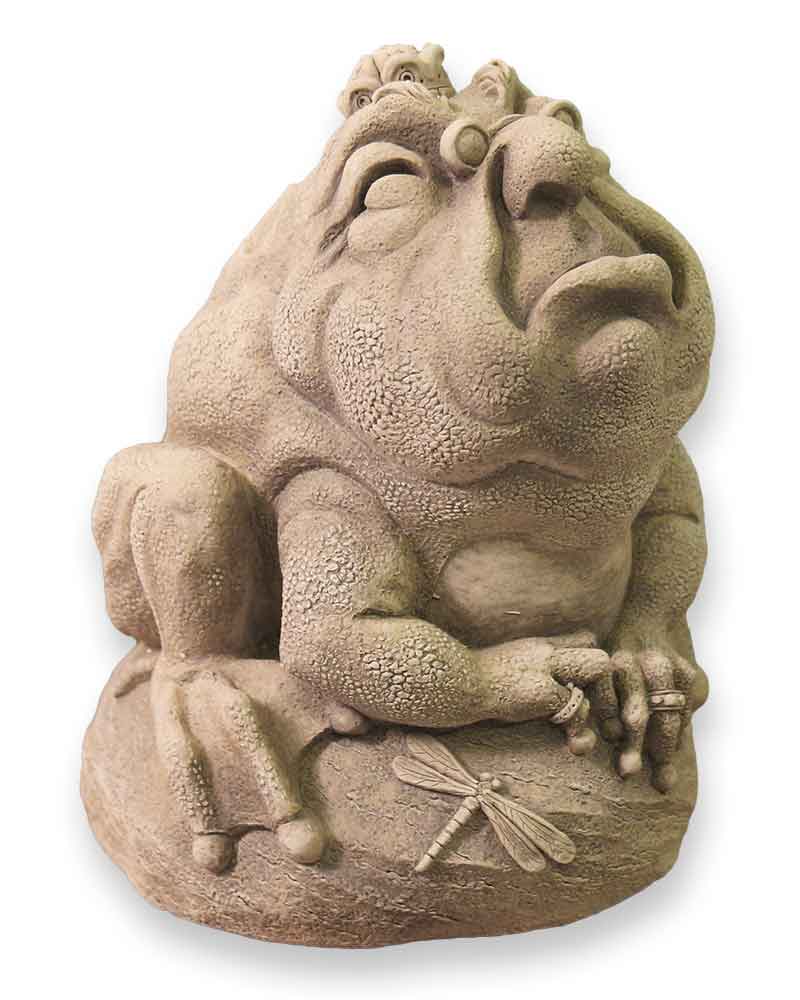Mr. Wrinkles Aged Stone Sculpture