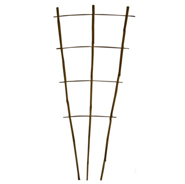 Natural Bamboo Fan Trellis - 36 in