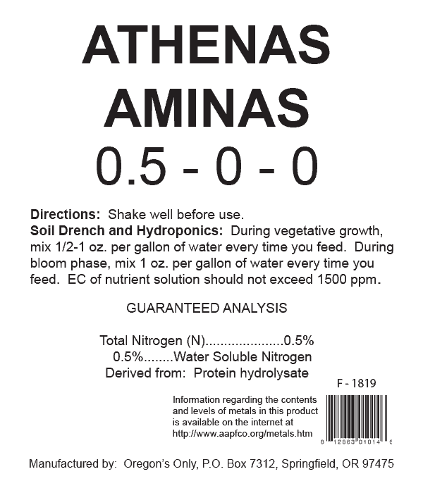 Nectar for the Gods Athenas Aminas