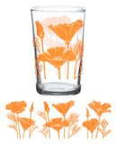 Poppies Vintage Juice Glass