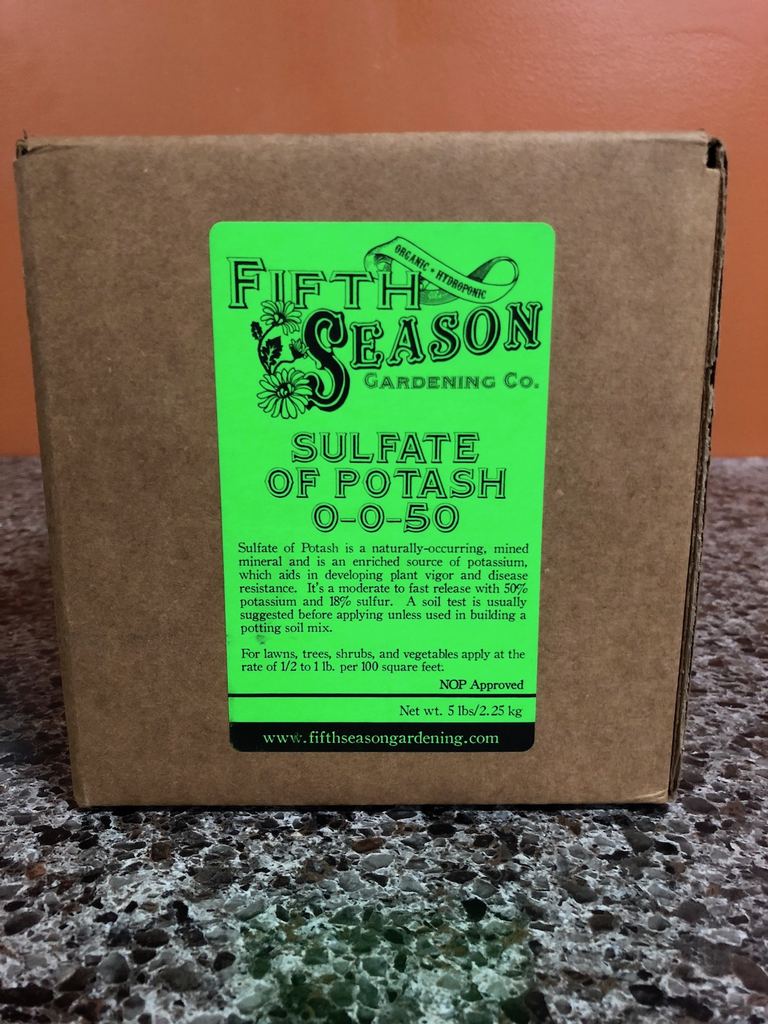 Fifth Season Organic Sulfate of Potash - 5 lb