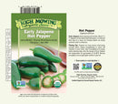 Pepper: Early Jalapeno Seeds