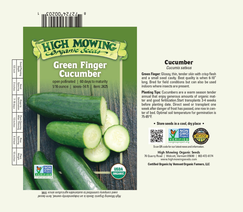 Green Finger Cucumber Seeds