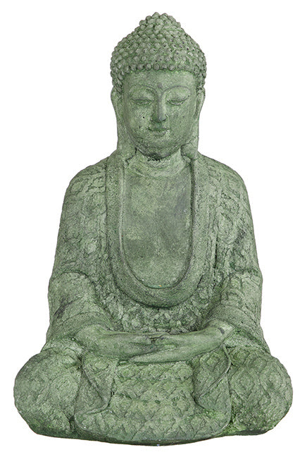 Small Concrete Meditating Buddha