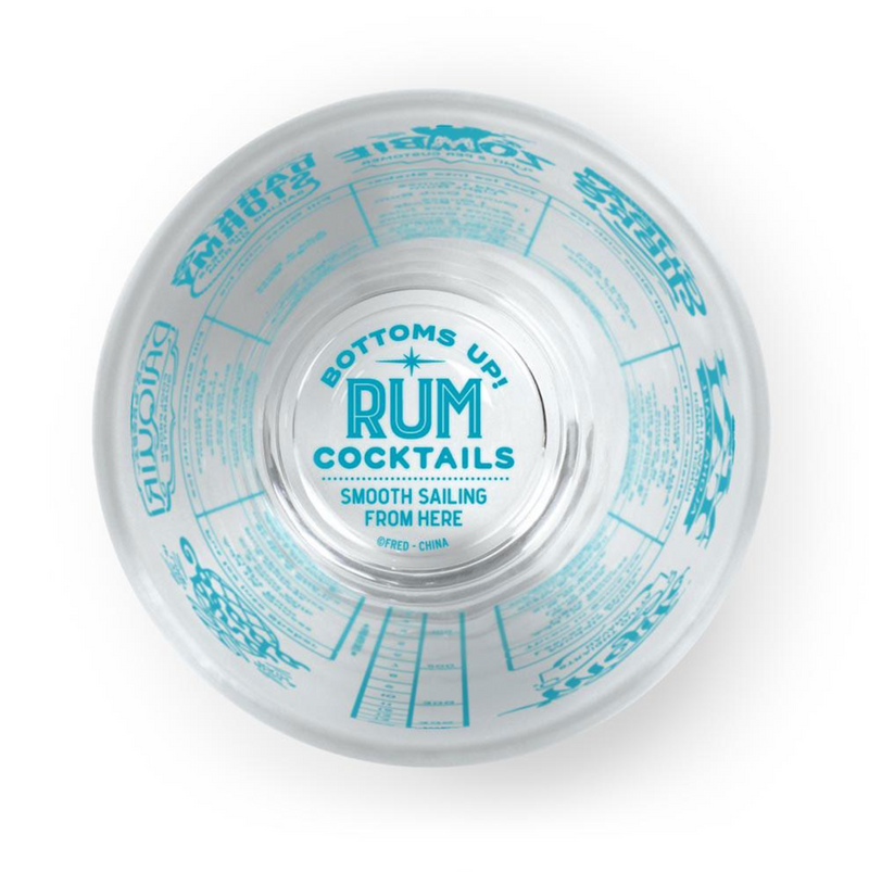 Good Measure Rum Recipe Glass