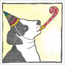 Party Dog Gift Enclosure