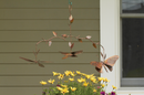 Flamed Copper Butterfly Mobile