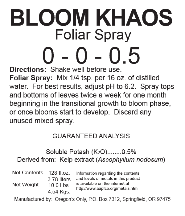 Nectar for the Gods Bloom Khaos - 1 Quart