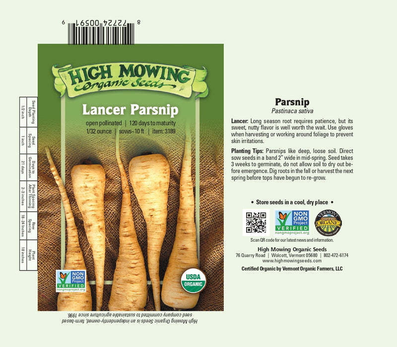 Lancer Parsnip Seeds