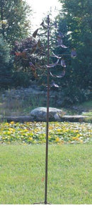 Green Dancing Leaves Wind Spinner