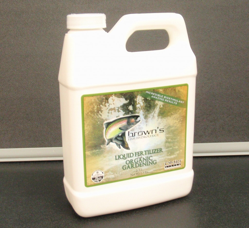 liquid fish organic fertilizer Brown's Fish Hydrolysate Organic Fish Fertilizer qt
