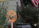 Neighborhood Watch Brown Dog Garden Sign