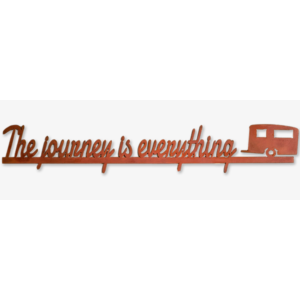 The Journey Is Everything Metal Wall Art