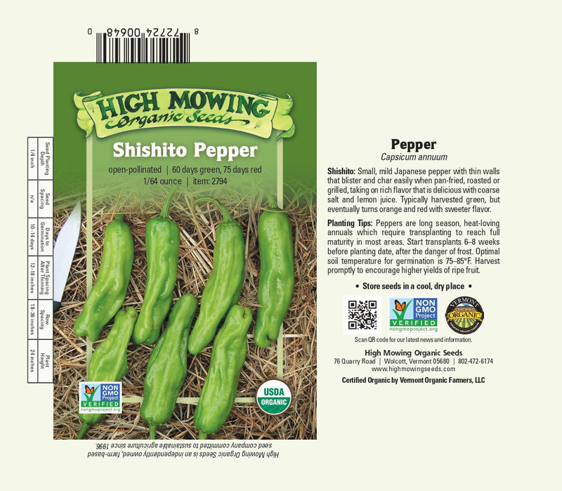 Shishito Pepper Seeds