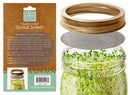 Sprouting Screens-Stainless Steel-Fits a Mason Jar-3.25 in