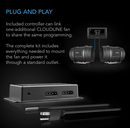 AC Infinity Cloudline T8 Inline Duct Fan w/LCD Display & Controller - 8 in