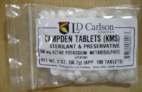 Potassium Campden Tablets-100/ct
