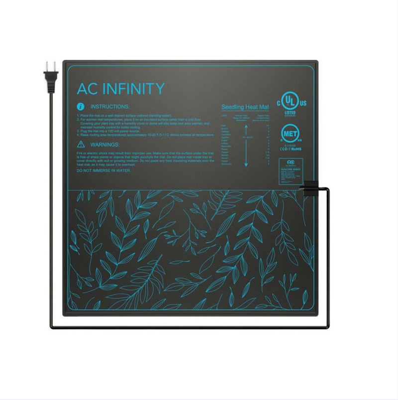 AC Infinity Suncore 2 Tray Heat Mat - 20 x 21 in