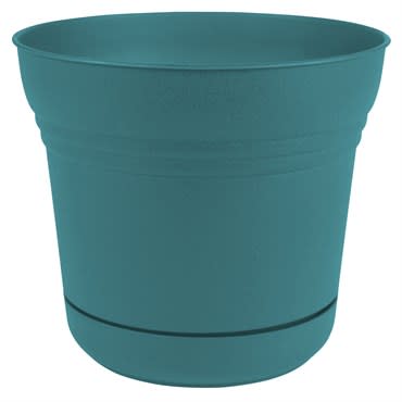 bloem saturn planter with saucer Bloem Saturn Planter (BERMUDA Teal, 10 IN)