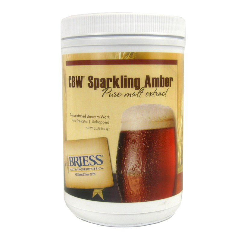 Briess Sparkling Amber Liquid Malt Extract - 3.3 lbs
