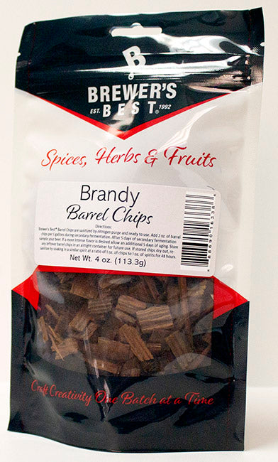 Brandy Barrel Wood Chips - 4 oz