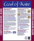 Coast of Maine Schoodic Organic Cow Manure Blend Compost - 1 cu ft