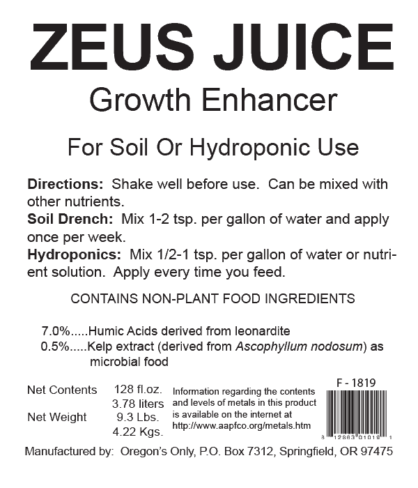 Nectar for the Gods Zeus Juice